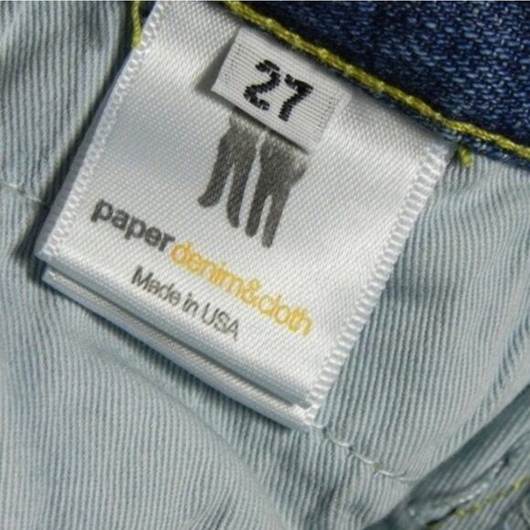 Paper Denim & Cloth New Ripper Super Low Flare Jeans Paint Splatter 27 - Picture 8 of 8